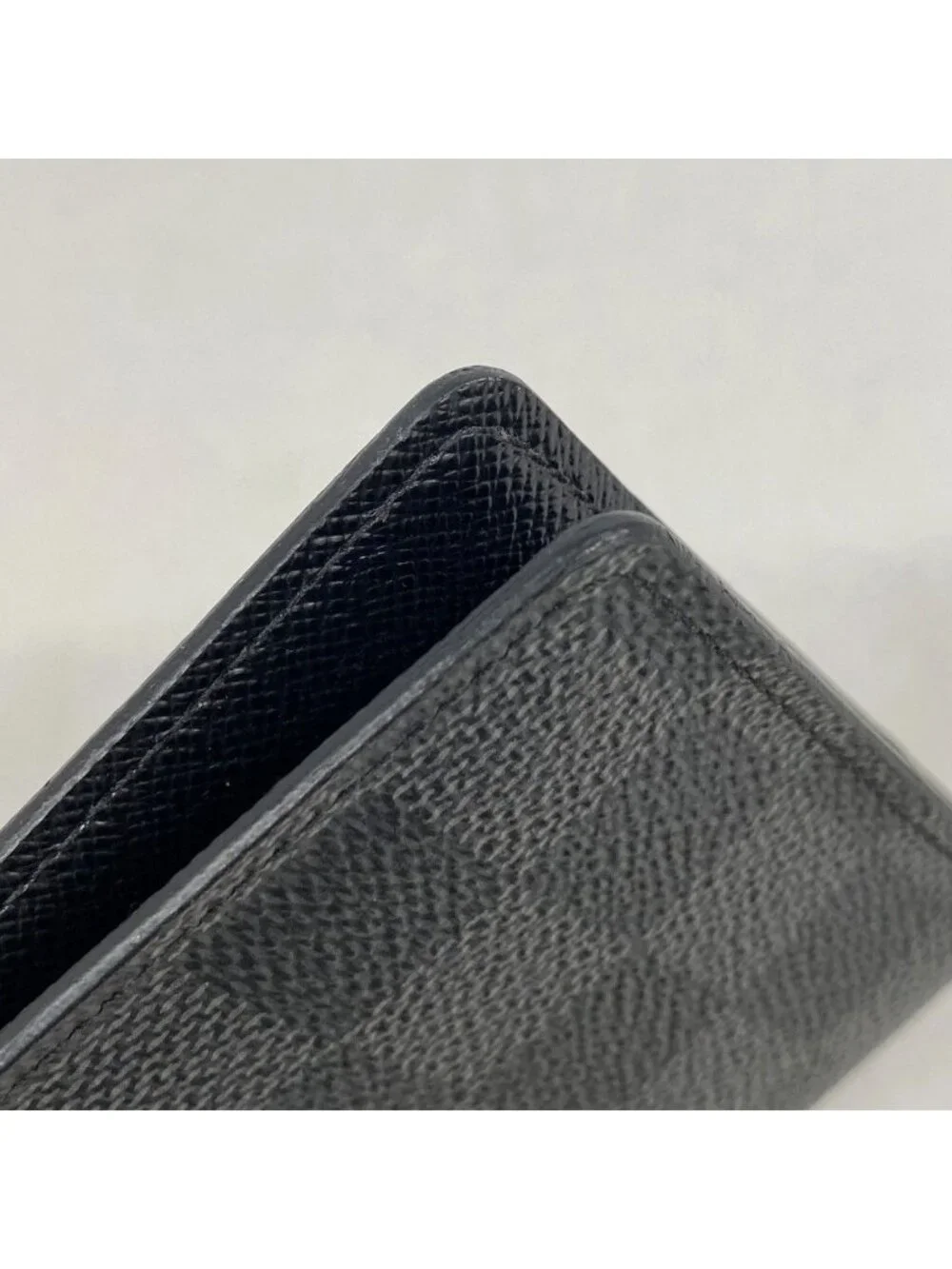 Louis Vuitton Notebook Cover Damier Graphite Agenda Posh Black